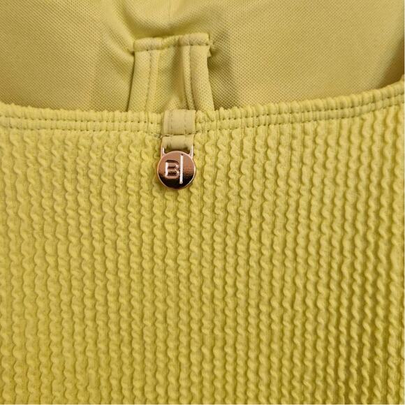 NWT Bleu Rod Beattie Yellow/Lime Green One Piece Swimsuit 12 - Picture 5 of 6